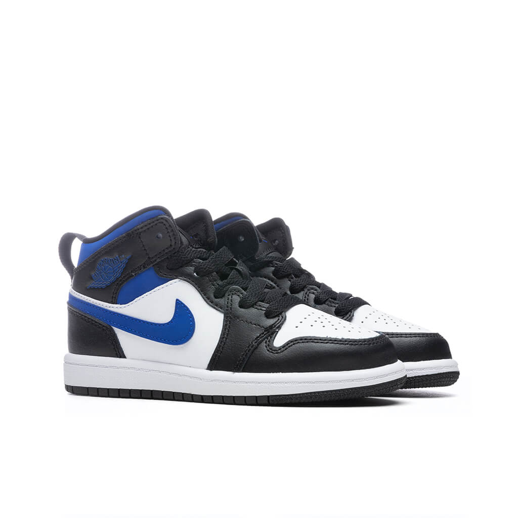 Air Jordan 1 Mid (PS) - White/Racer Blue