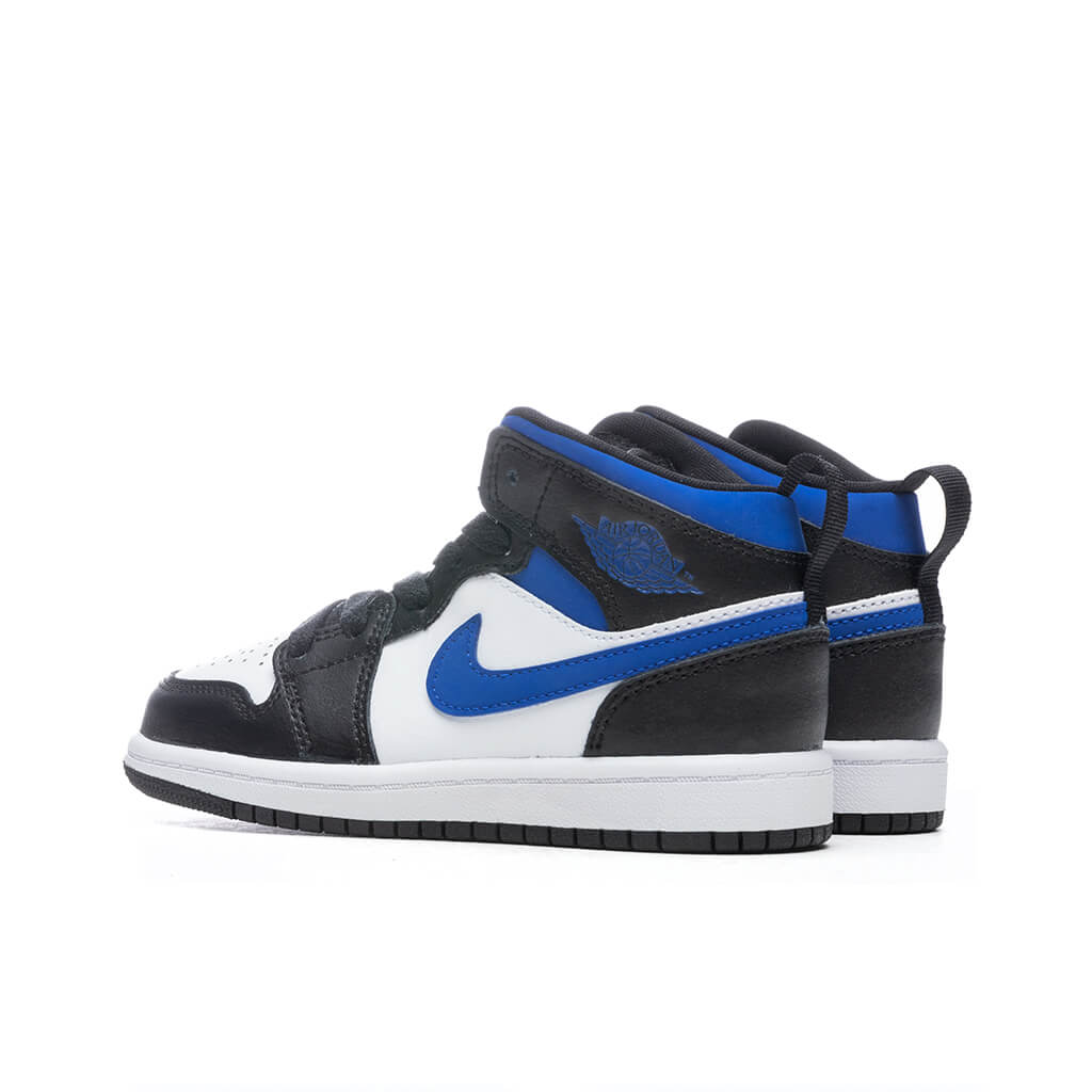 Air Jordan 1 Mid (PS) - White/Racer Blue