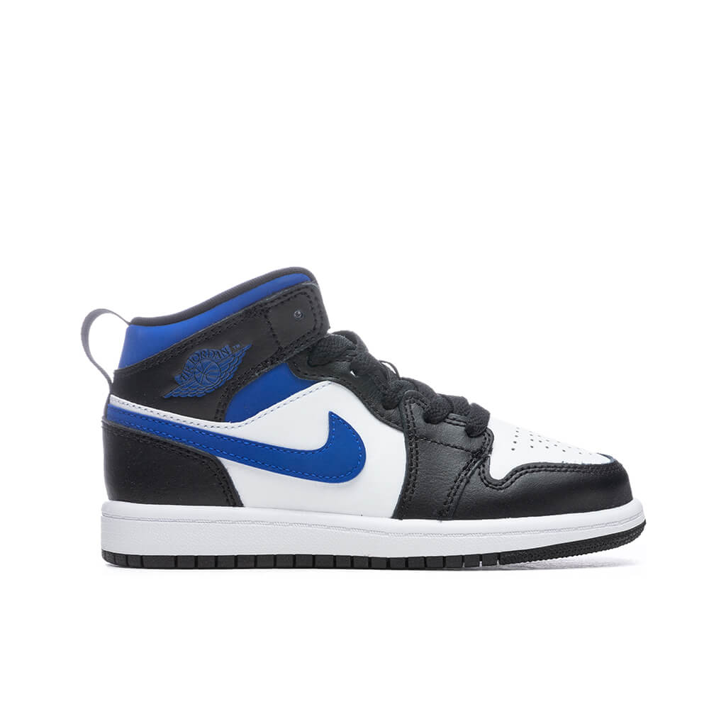Air Jordan 1 Mid (PS) - White/Racer Blue