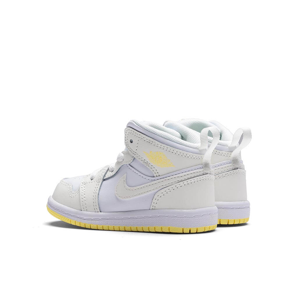 Air Jordan 1 Mid (TD) - Sail/Light Laser Orange/White
