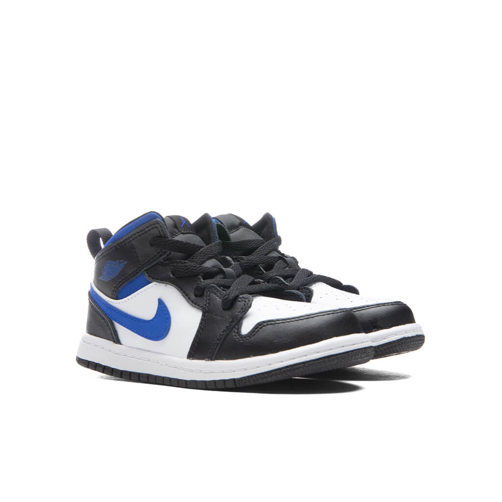 Air Jordan 1 Mid (TD) - White/Racer Blue