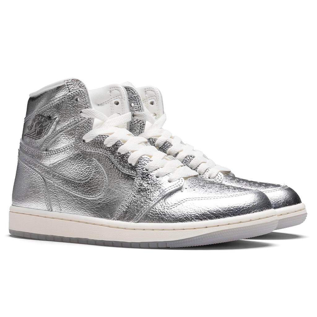 Women's Air Jordan 1 Retro Hi OG - Metallic Silver/Photon Dust/Sail