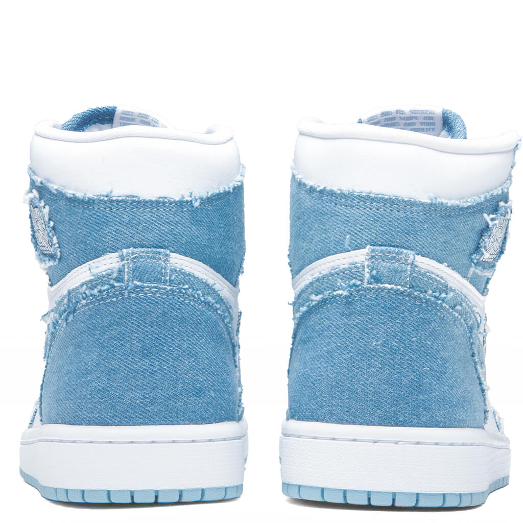 Women's Air Jordan 1 Retro Hi OG - White/Boarder Blue/Metallic Gold