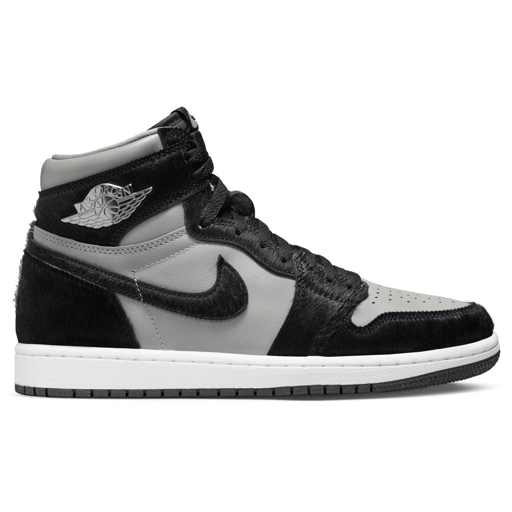 Womens Air Jordan 1 Retro Hi OG - Medium Grey/Black/White