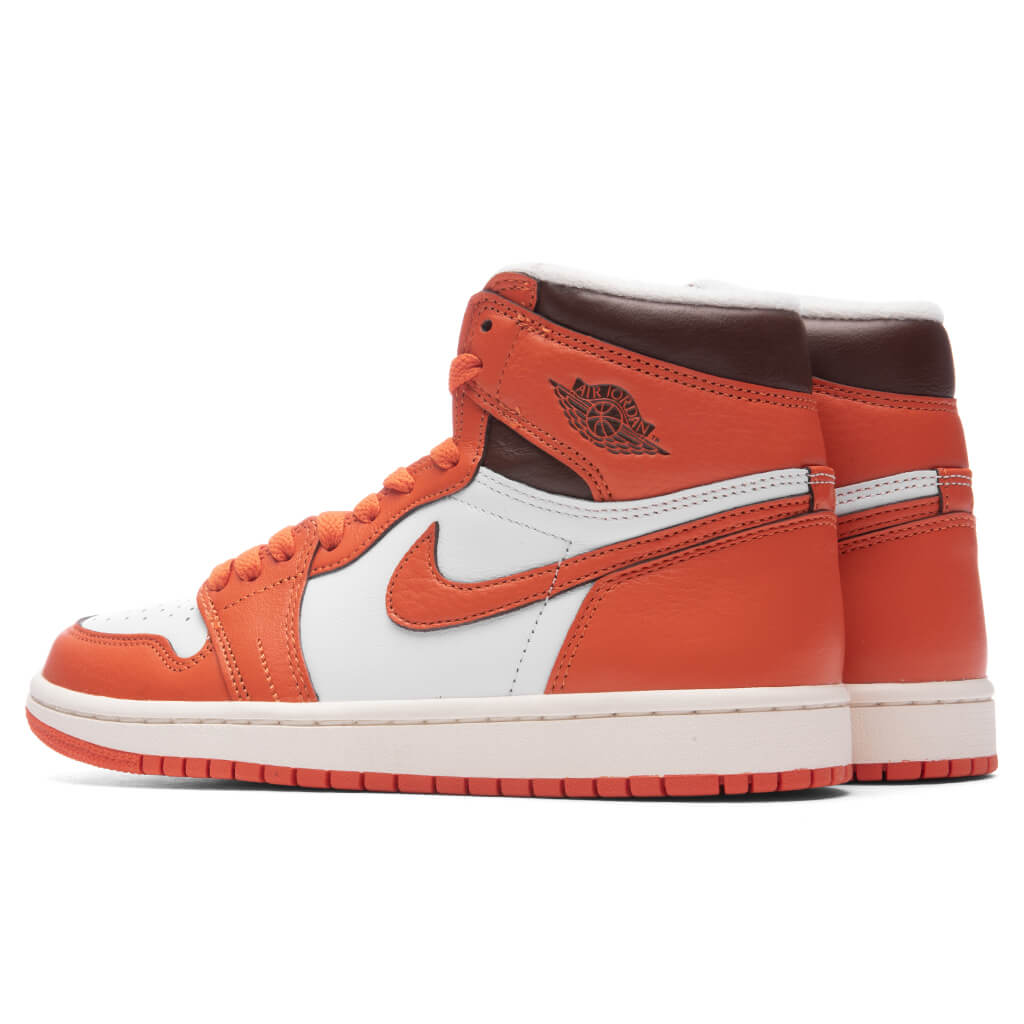 Women's Air Jordan 1 Retro Hi OG - White/Starfish/Cacao Wow