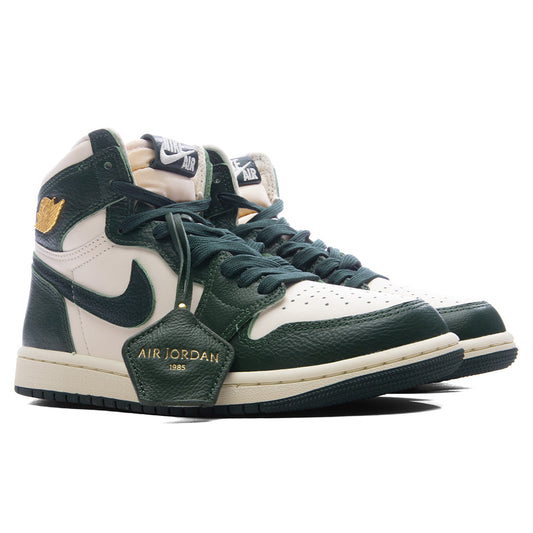 Women's Air Jordan 1 Retro High OG 'Fir' - Pale Ivory/Pro Green Fir/Coconut Milk