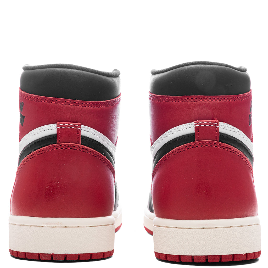 Air Jordan 1 Retro High OG 'Black Toe Reimagined' - White/Black/Varsity Red/Sail