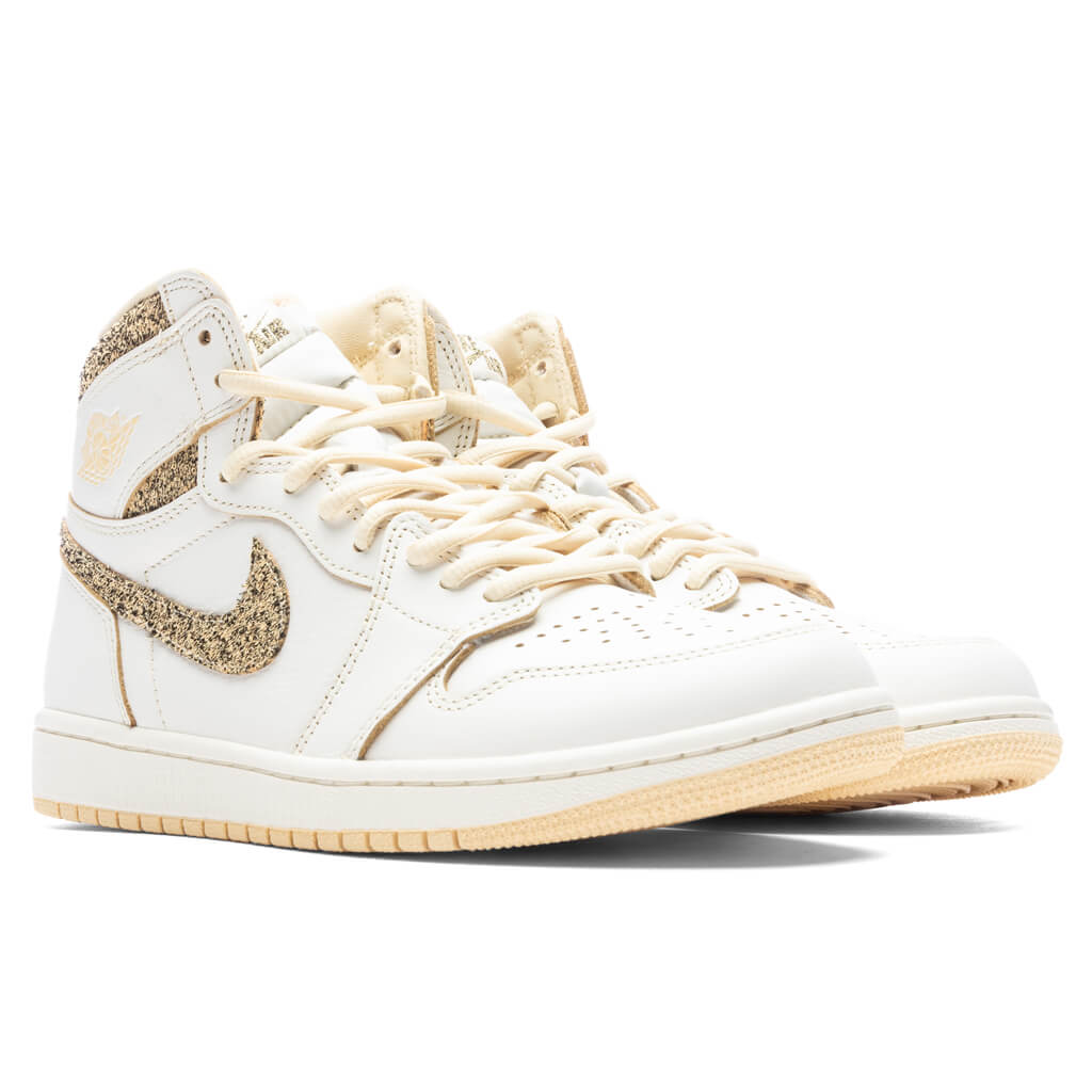 Air Jordan 1 Retro High OG Craft Vibrations of Naija - Sail/Pale Vanilla/Black