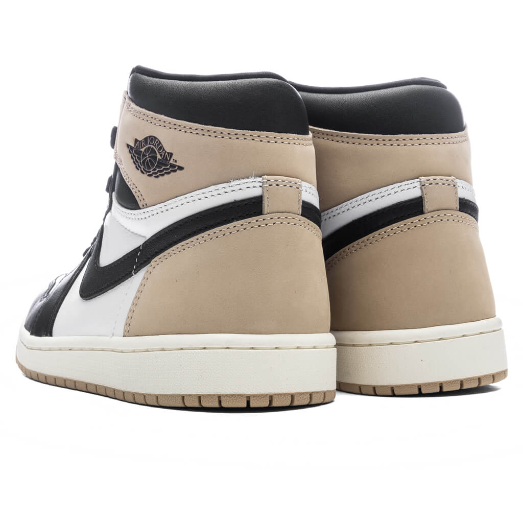 Women's Air Jordan 1 Retro High OG 'Latte' - Black/Legend Brown/White