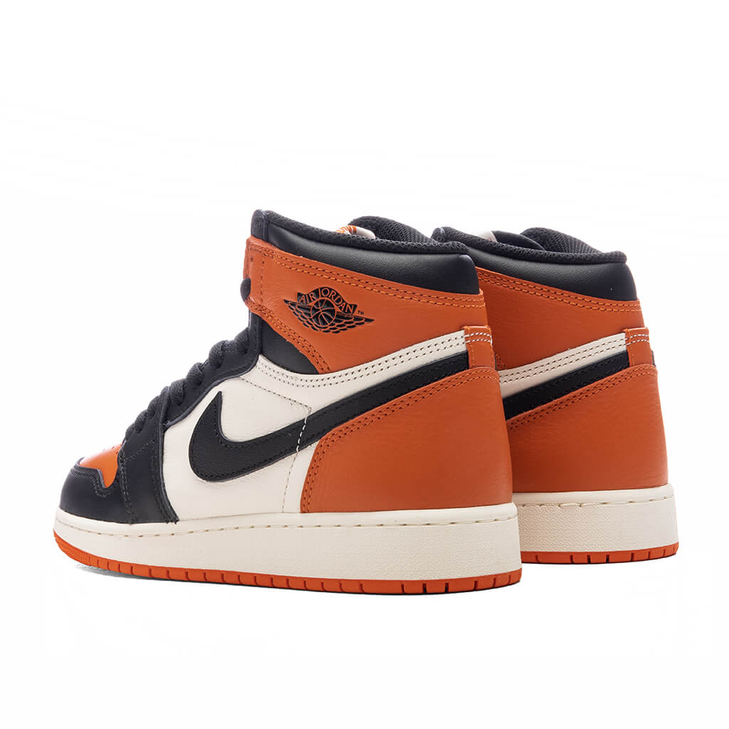Air Jordan 1 Retro High OG 'Shattered Backboard' (GS) - Black/Sail/Starfish