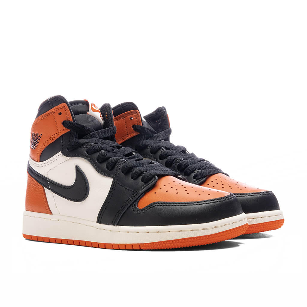 Air Jordan 1 Retro High OG 'Shattered Backboard' (GS) - Black/Sail/Starfish