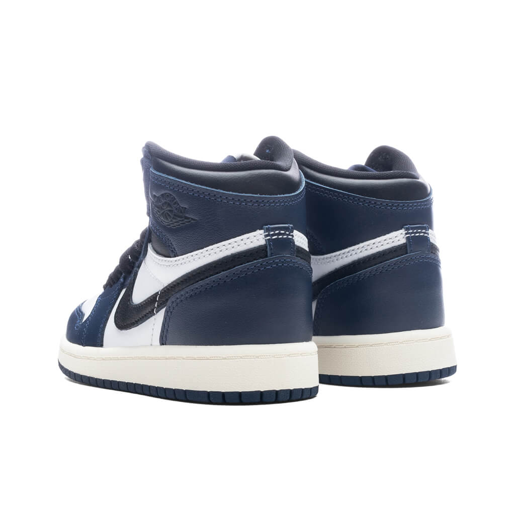 Air Jordan 1 Retro High OG (PS) - Midnight Navy/Black/White
