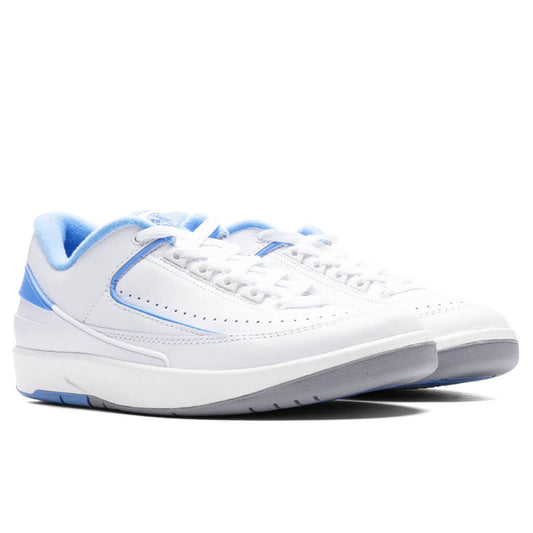 Air Jordan 2 Retro Low - White/University Blue/Cement Grey