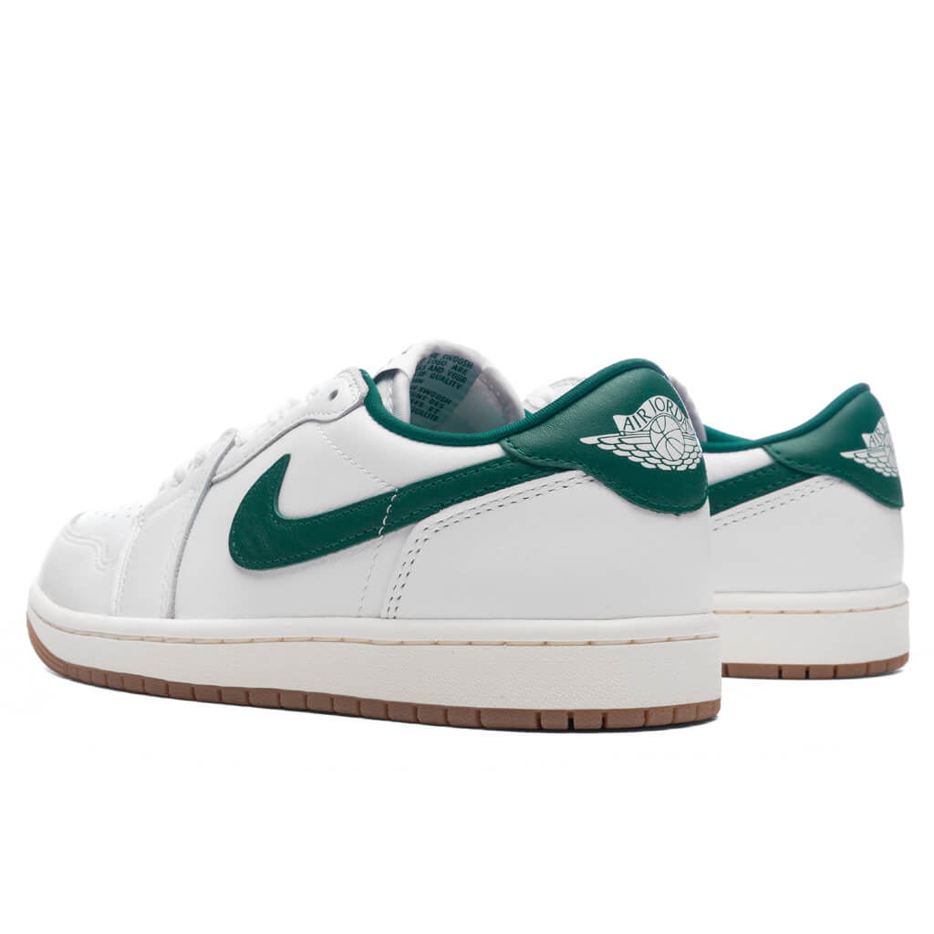 Women's Air Jordan 1 Retro Low OG - White/Oxidized Green/Sail