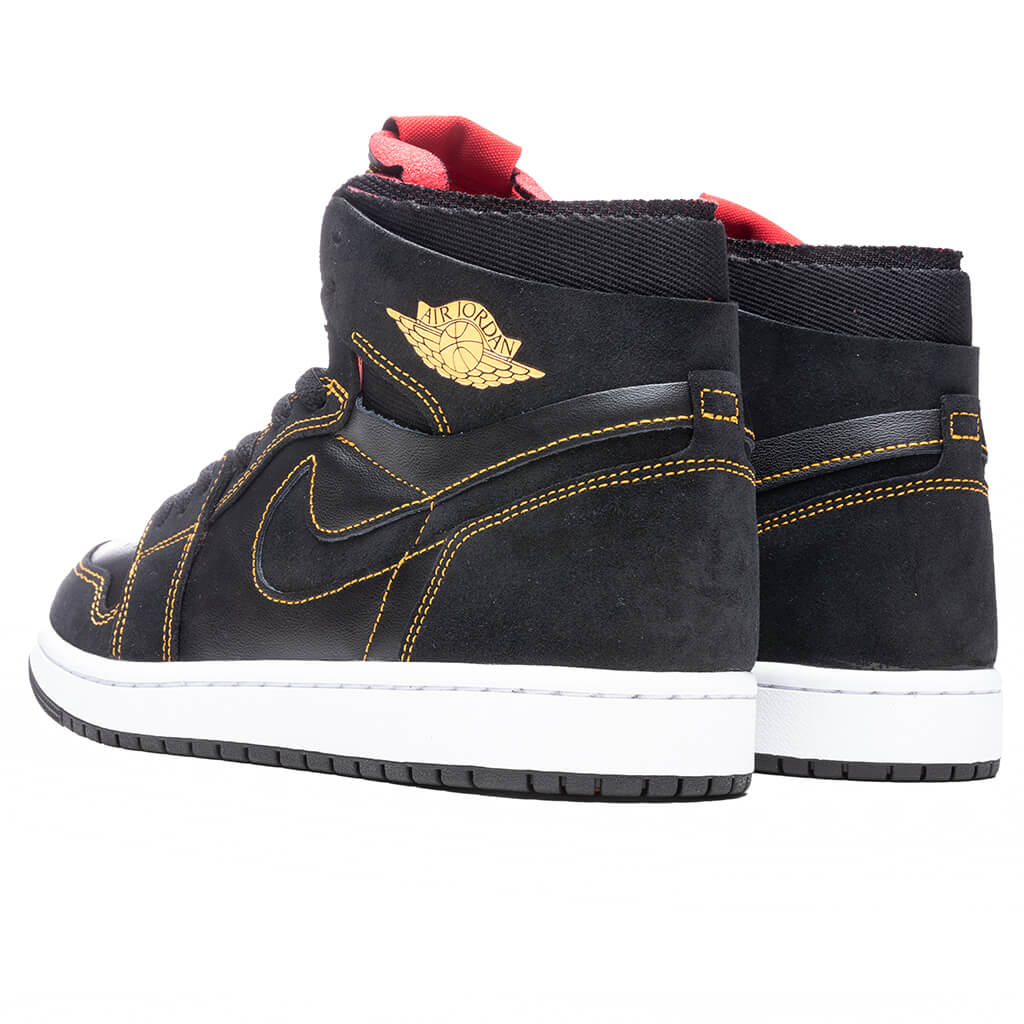 Air Jordan 1 Zoom Cmft - Black/Citrus/Fire Red
