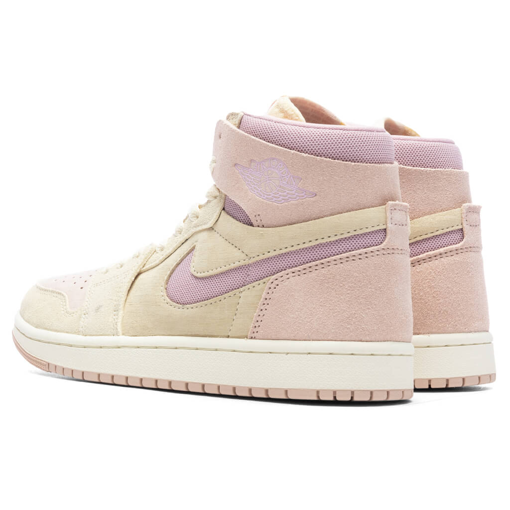 Women's Air Jordan 1 Zoom CMFT 2 - Muslin/Plum Chalk/Particle Beige/Sail