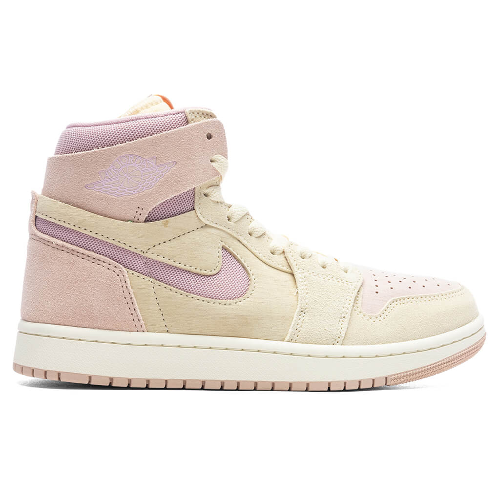 Women's Air Jordan 1 Zoom CMFT 2 - Muslin/Plum Chalk/Particle Beige/Sail