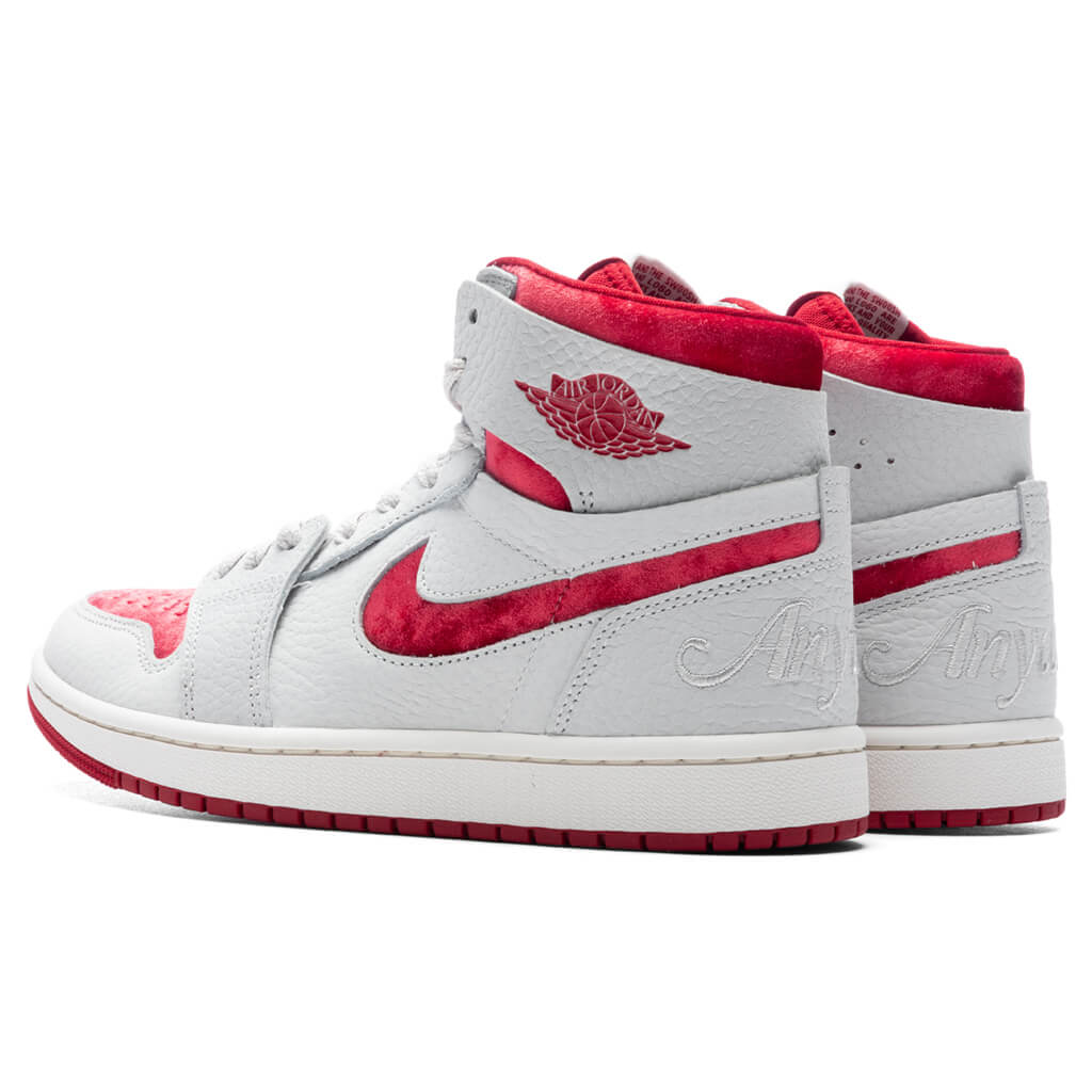 Women's Air Jordan 1 Zoom CMFT 2 'Valentines Day' - Summit White/Gym Red/Phantom