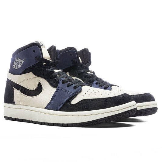 Women's Air Jordan 1 Zoom CMFT 2 - Muslin/Black/Blackened Blue