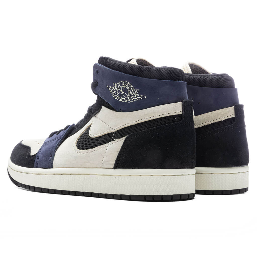 Women's Air Jordan 1 Zoom CMFT 2 - Muslin/Black/Blackened Blue