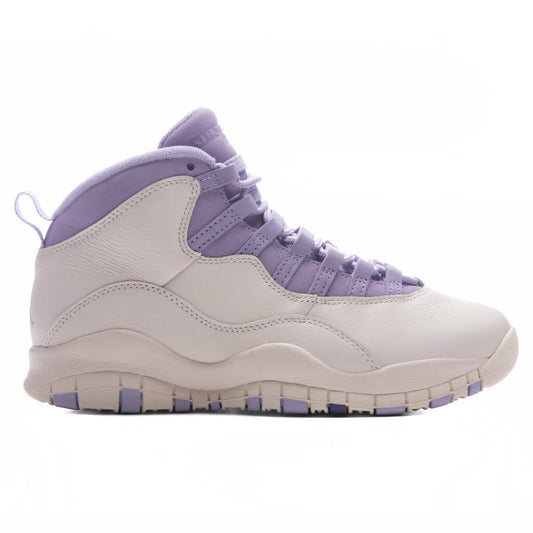 Women's Air Jordan 10 Retro 'Hydrangeas' - Chalk/Wild Grape/Hydrangeas