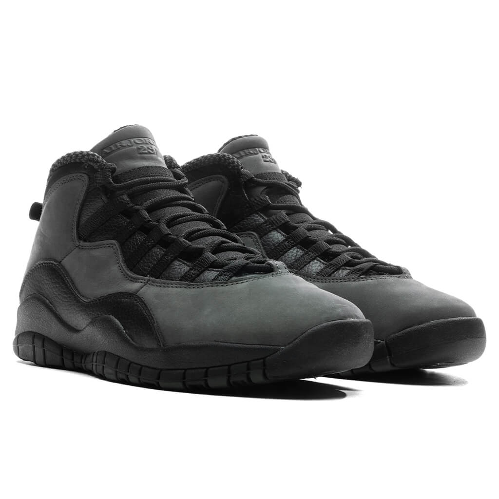 Air Jordan 10 Retro 'Shadow' - Charred Grey/True Red/Black