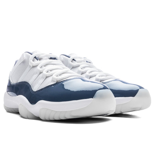 Air Jordan 11 Retro Low - White/Midnight Navy/Diffused Blue