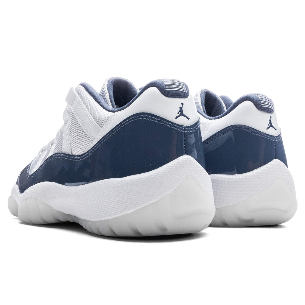 Air Jordan 11 Retro Low - White/Midnight Navy/Diffused Blue