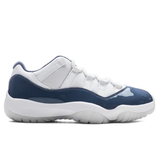 Air Jordan 11 Retro Low - White/Midnight Navy/Diffused Blue