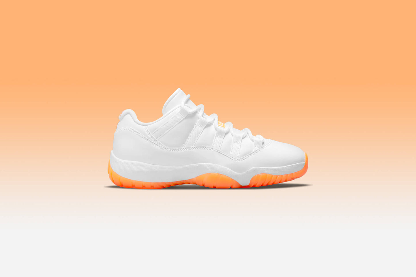 Women's Air Jordan 11 Retro Low - White/Bright Citrus