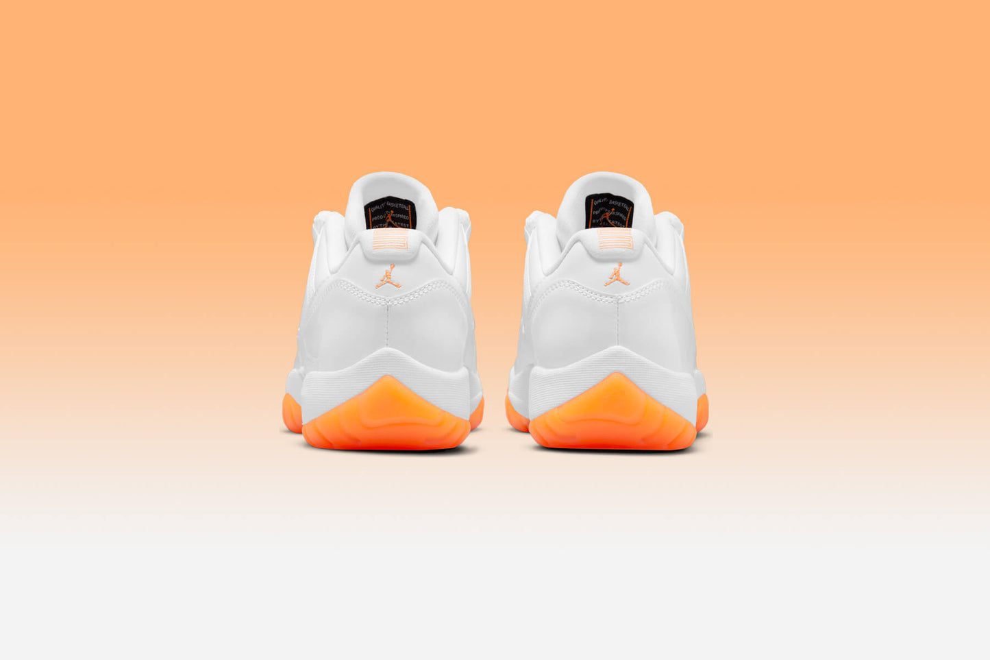 Women's Air Jordan 11 Retro Low - White/Bright Citrus