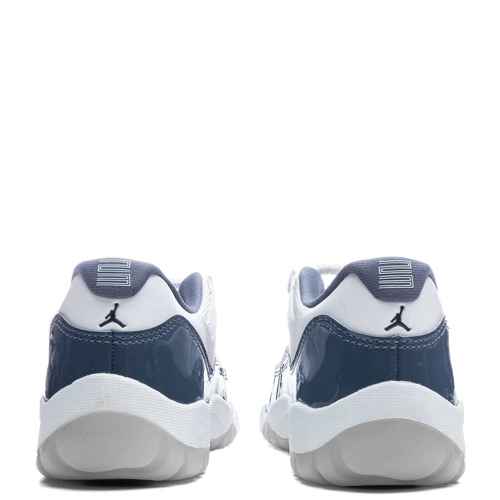 Air Jordan 11 Retro Low (GS) - White/Midnight Navy/Diffused Blue