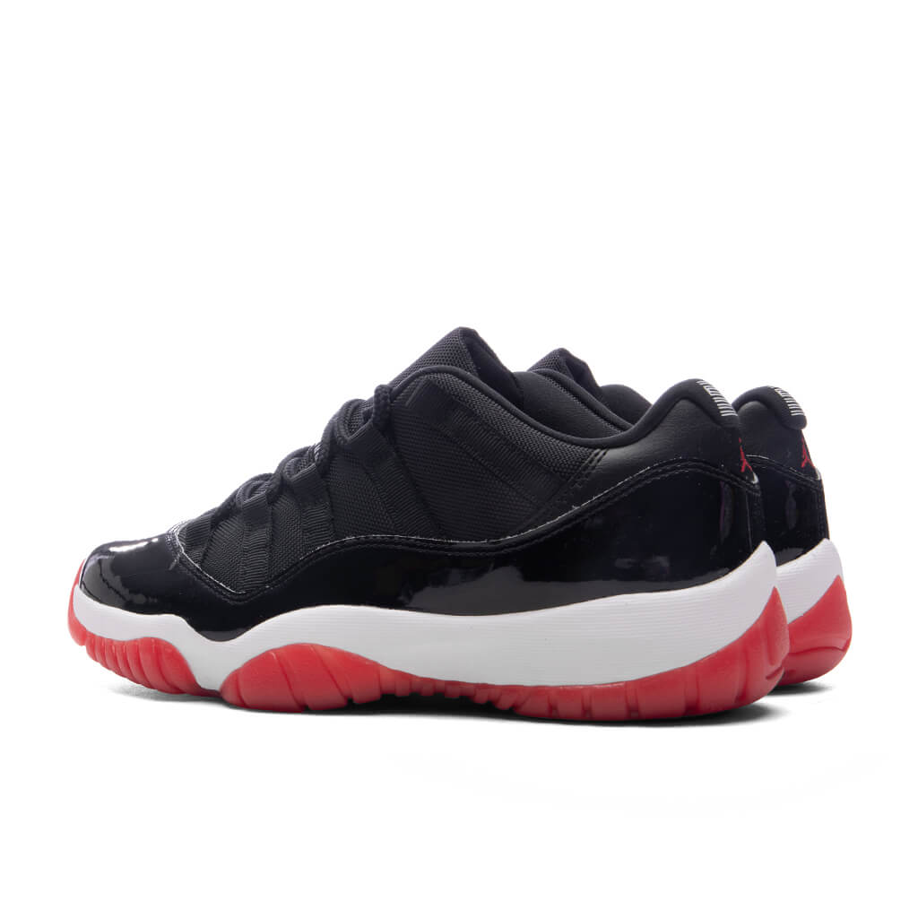 Air Jordan 11 Retro Low 'Bred' (GS) - Black/Varsity Red/White