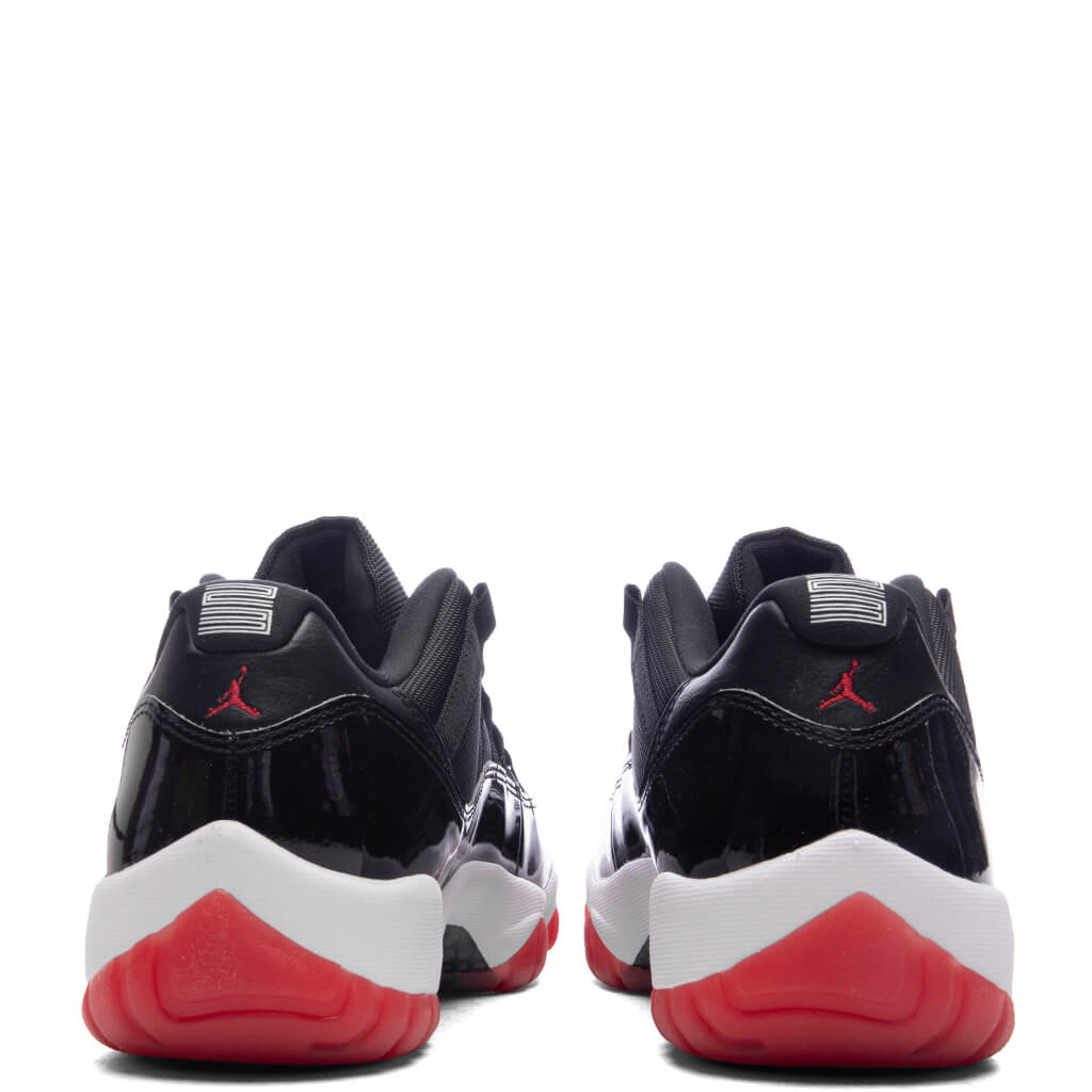 Air Jordan 11 Retro Low 'Bred' (GS) - Black/Varsity Red/White