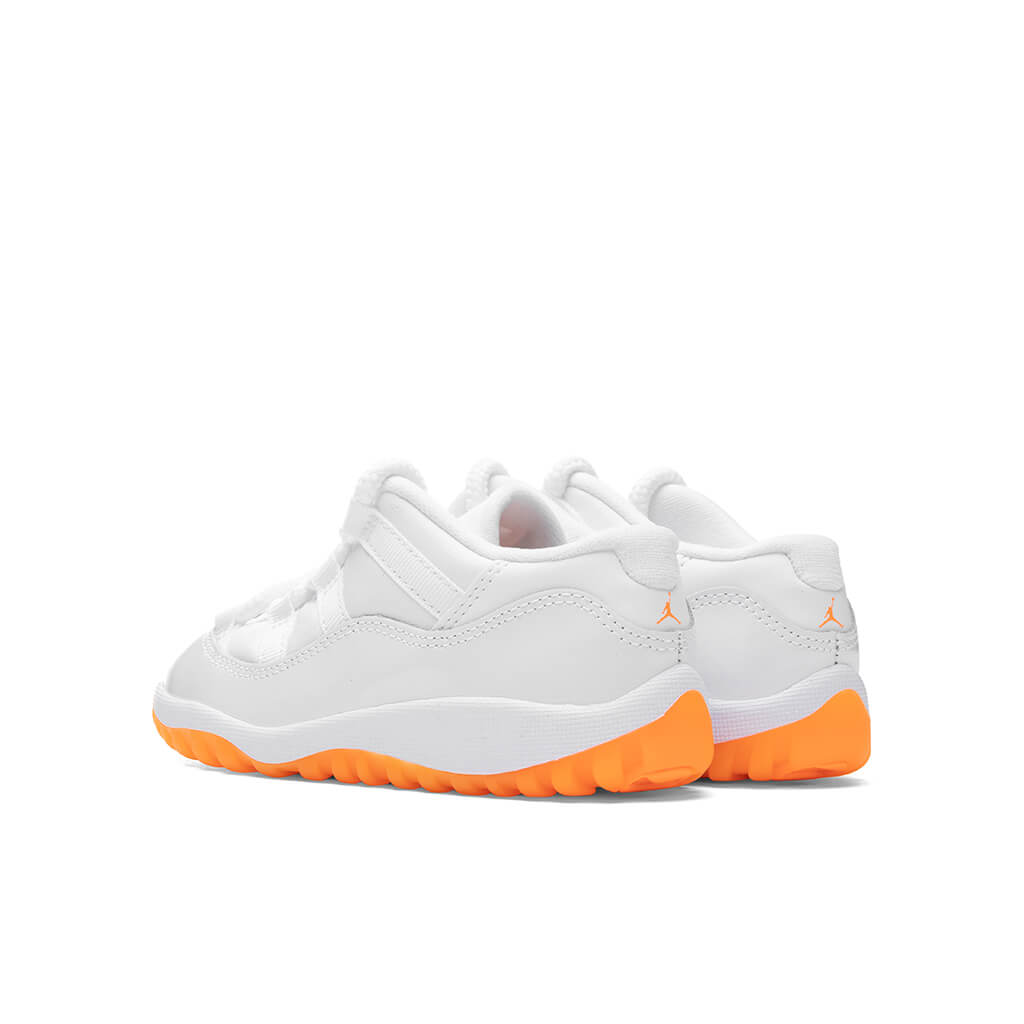 Air Jordan 11 Retro Low (TD) - White/Bright Citrus