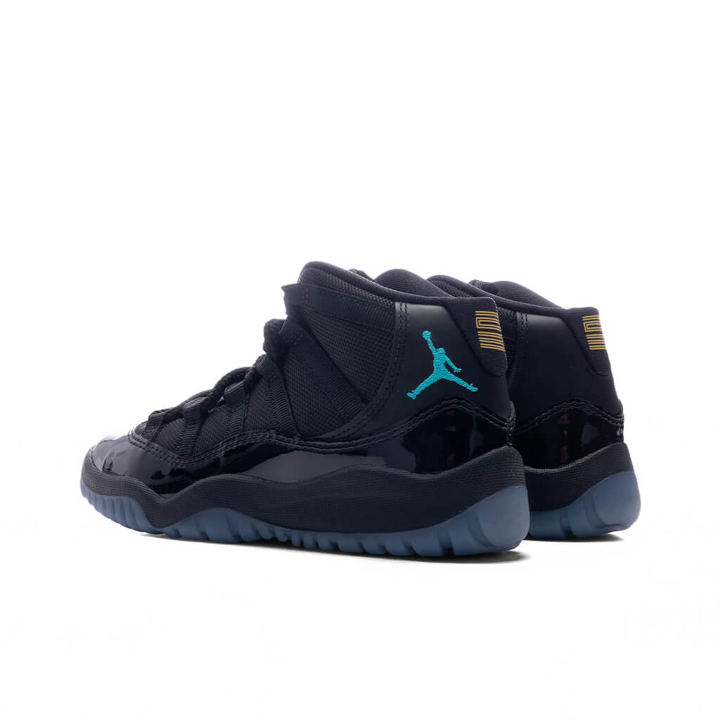 Air Jordan 11 Retro 'Gamma' (PS) - Black/Gamma Blue/Varsity Maize
