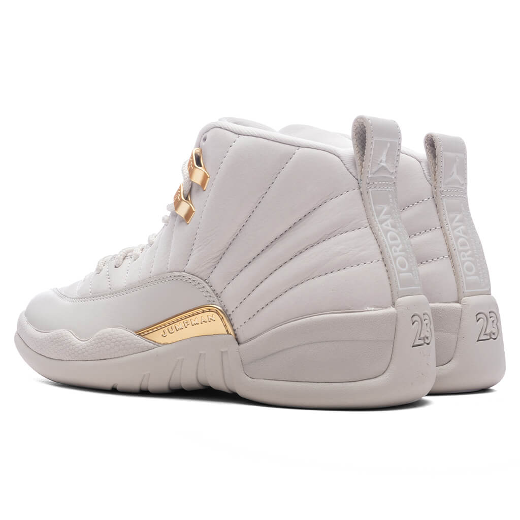 Women's Air Jordan 12 Retro - Phantom/Metallic Gold/White