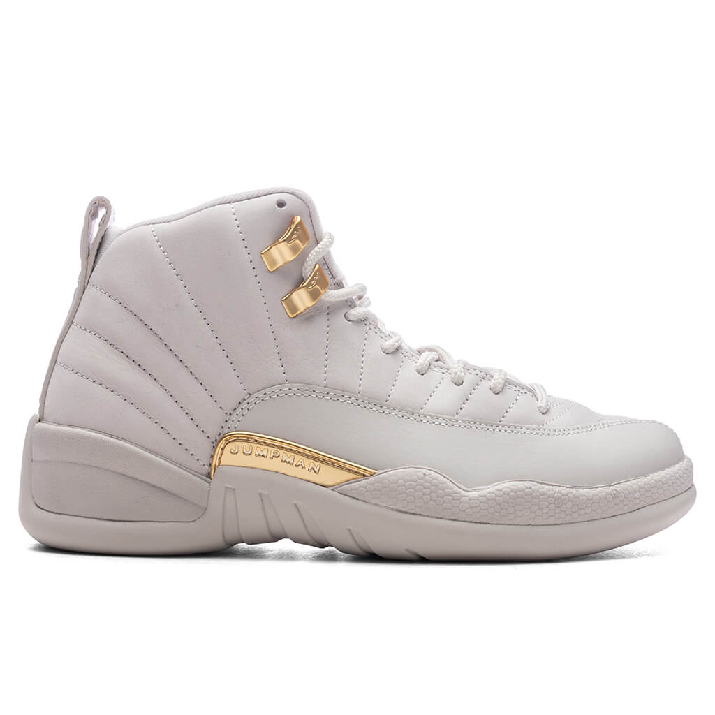 Women's Air Jordan 12 Retro - Phantom/Metallic Gold/White