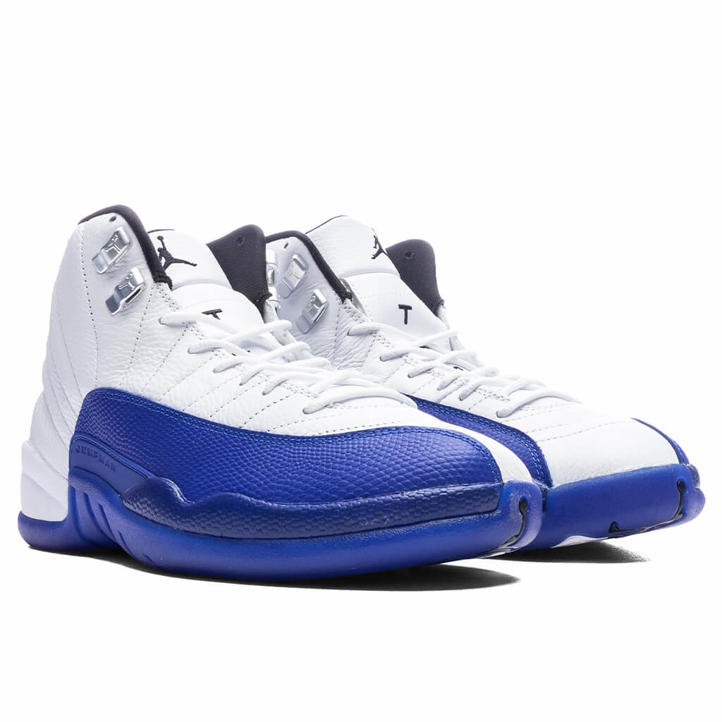 Air Jordan 12 Retro 'Blueberry' - White/Black/Game Royal