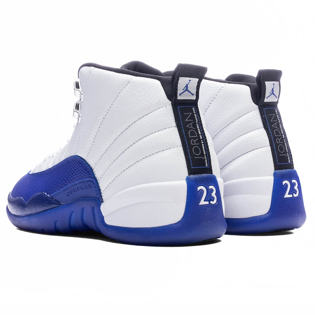 Air Jordan 12 Retro 'Blueberry' - White/Black/Game Royal