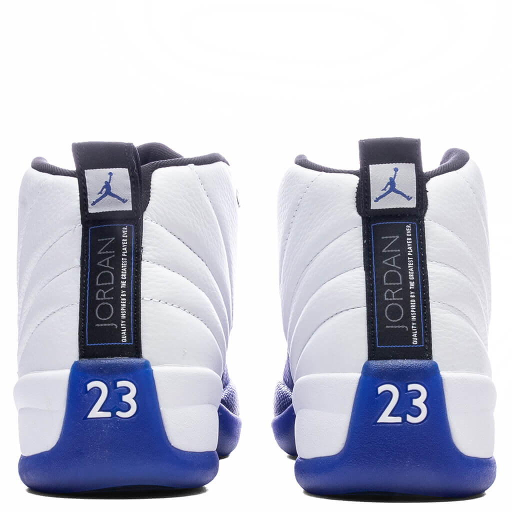 Air Jordan 12 Retro 'Blueberry' - White/Black/Game Royal