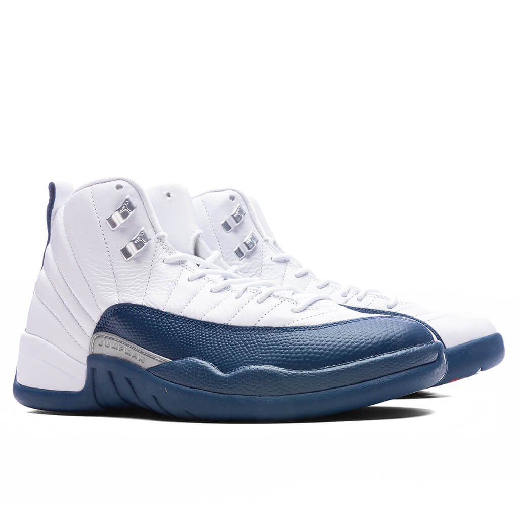 Air Jordan 12 Retro 'French Blue'  - White/French Blue/Metallic Silver