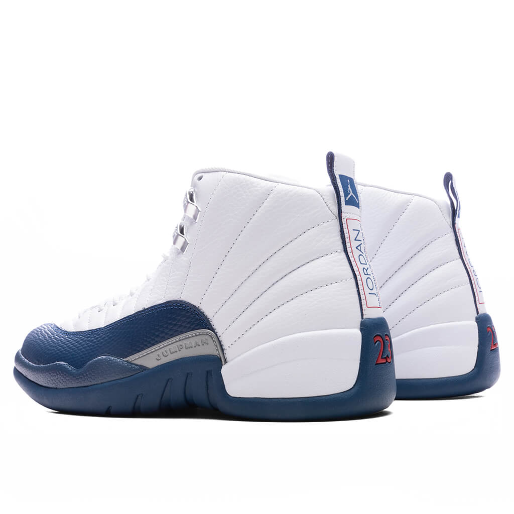 Air Jordan 12 Retro 'French Blue'  - White/French Blue/Metallic Silver