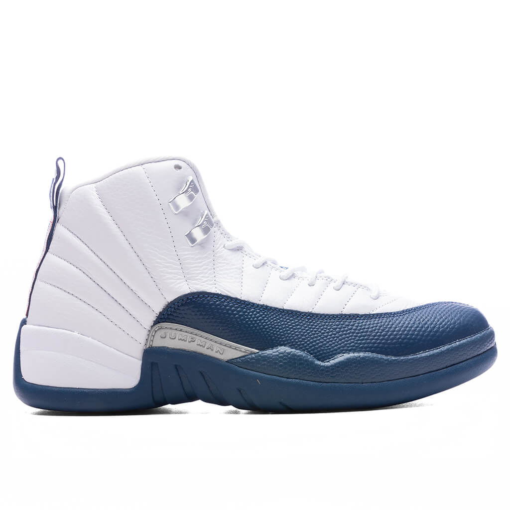 Air Jordan 12 Retro 'French Blue'  - White/French Blue/Metallic Silver