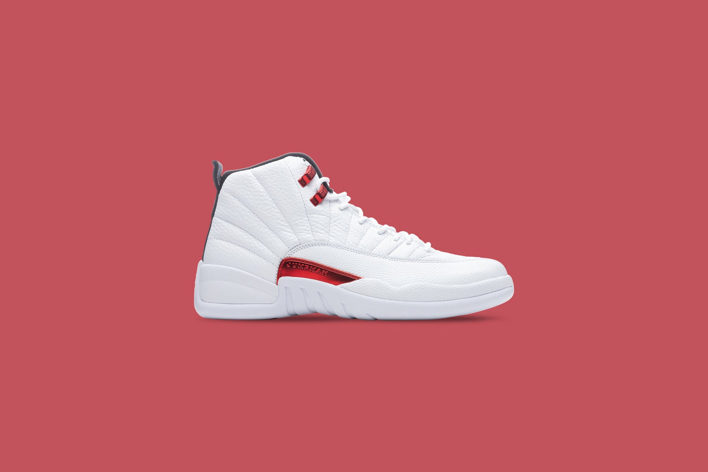 Air Jordan 12 Retro (GS) "Twist" - White/University Red
