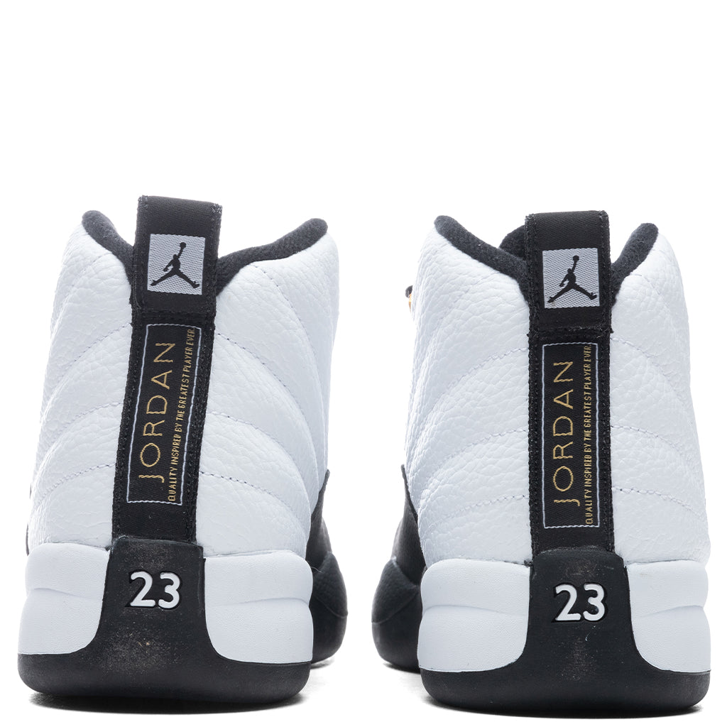 Air Jordan 12 Retro (PS) "Royalty Taxi" - White/Metallic Gold