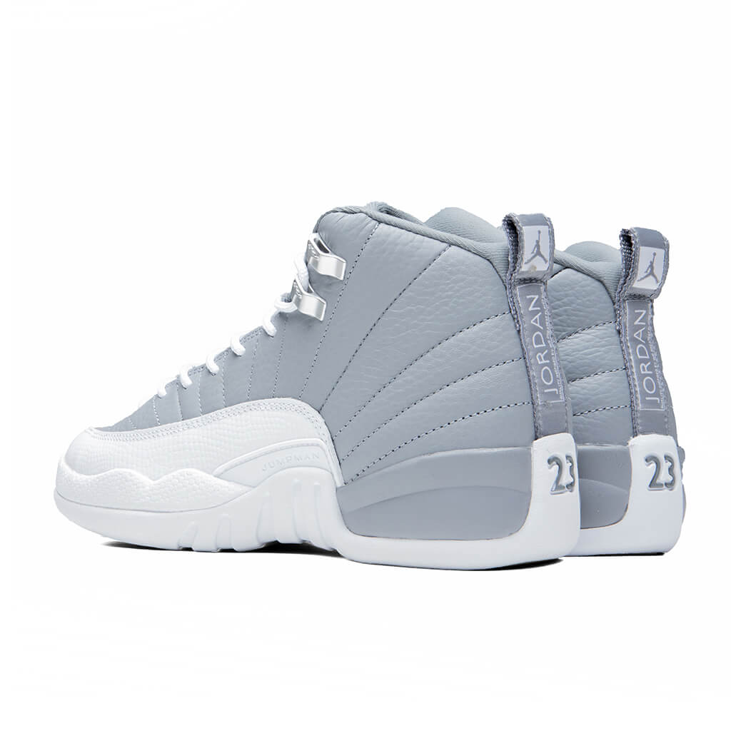 Air Jordan 12 Retro (GS) - Stealth/White/Cool Grey