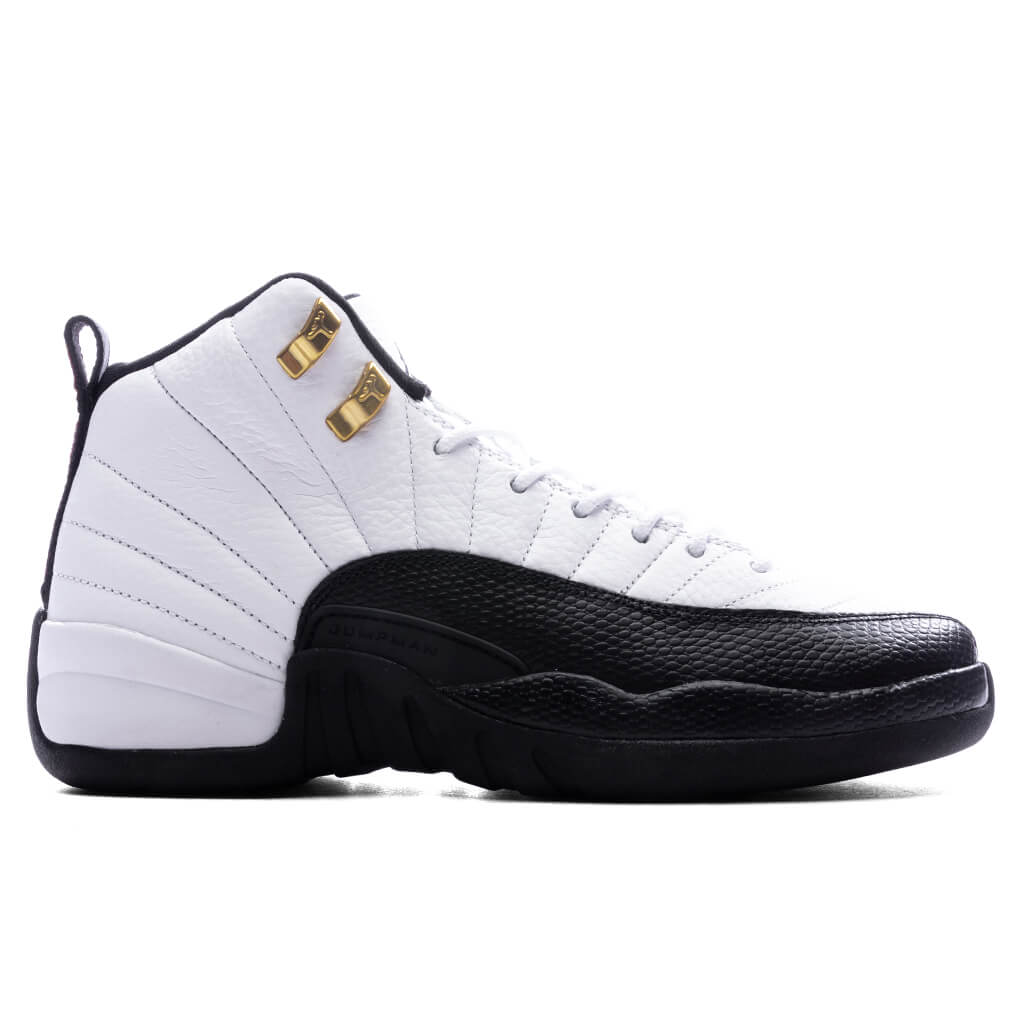 Air Jordan 12 Retro 'Taxi' (GS) - White/Black/Taxi