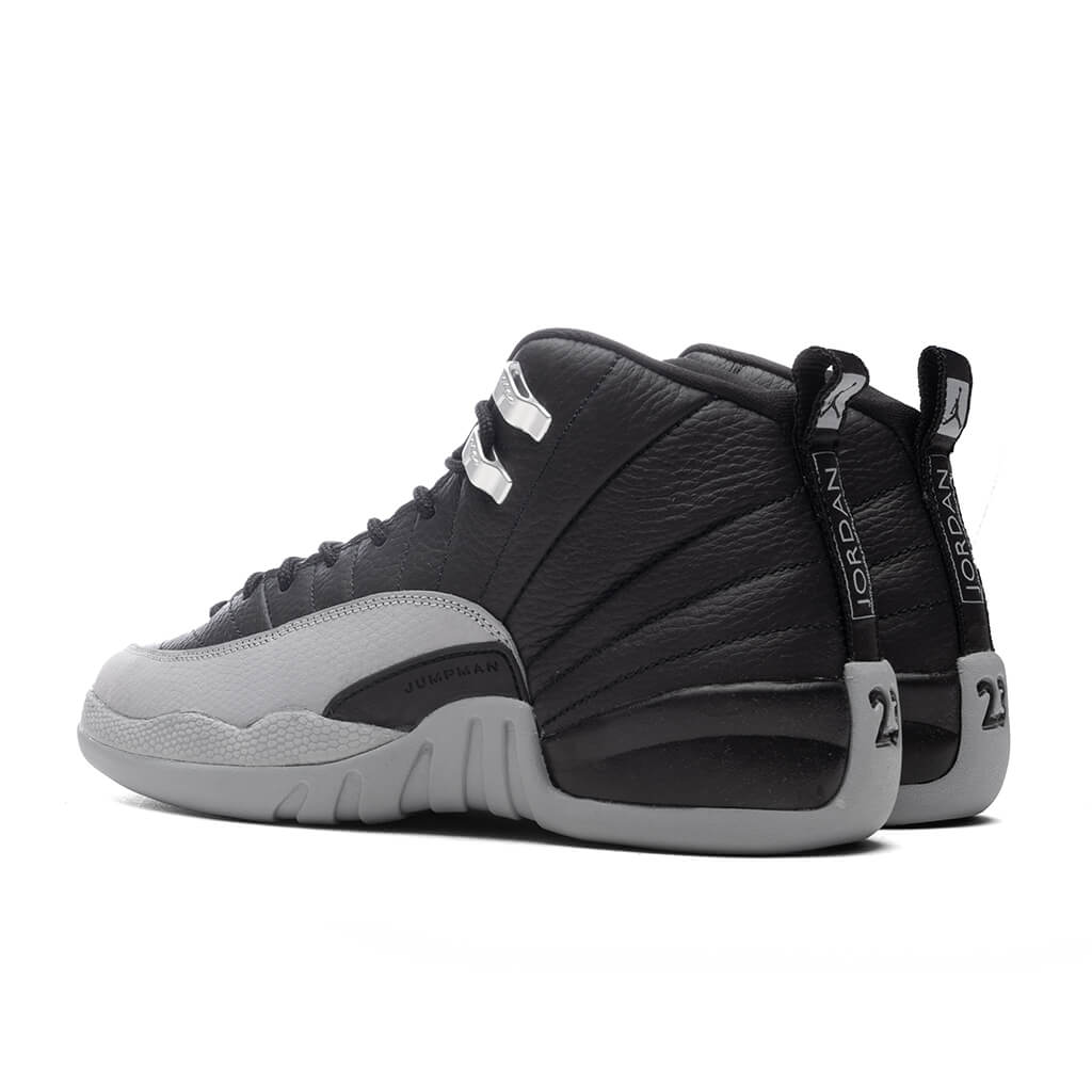 Air Jordan 12 Retro (GS) Barons - Black/Wolf Grey/White