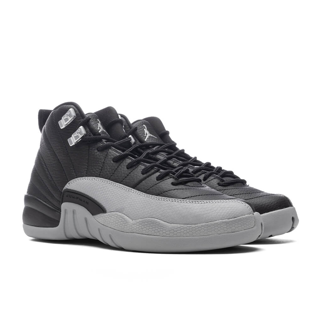Air Jordan 12 Retro (GS) Barons - Black/Wolf Grey/White
